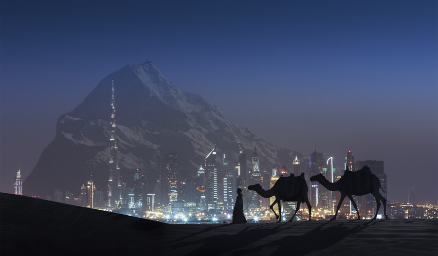 خبر باوردنکردنی، ساخت کوه مصنوعی در دبی